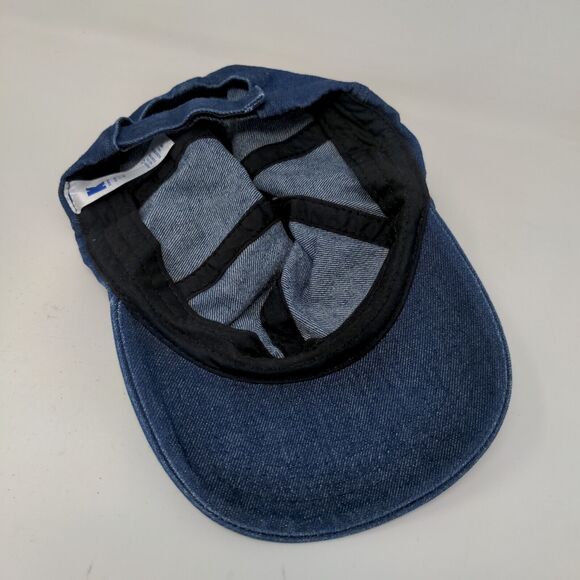 K Accessories Men's Strapback Hat Blue Size OSFM Denim Blank - Picture 6 of 7